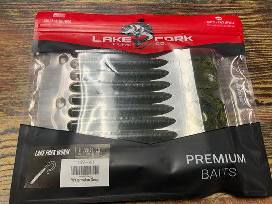 Lake Fork Lures Worm - Watermelon Seed