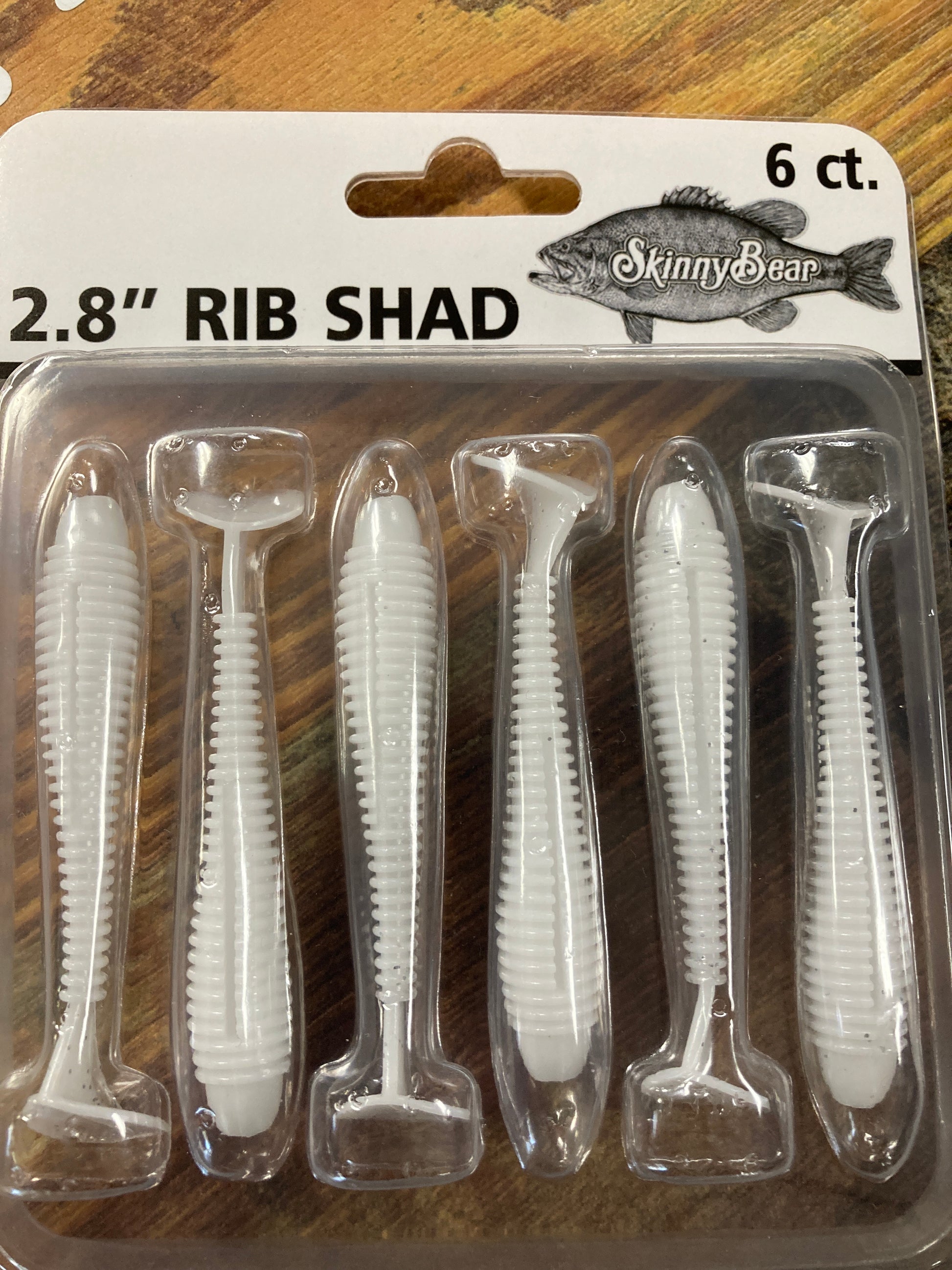 bear lake fishing lures Skinny Bear Rib Shad 2.8"