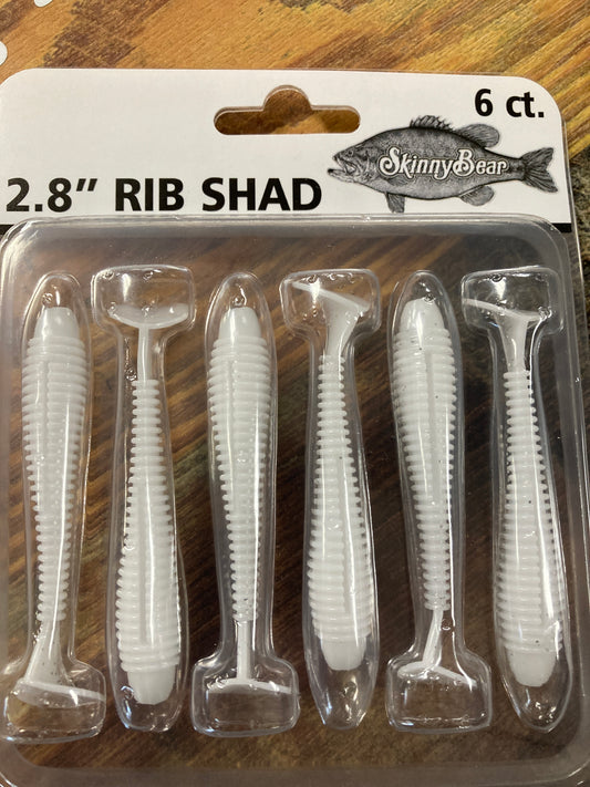 Skinny Bear Rib Shad 2.8" - Dang