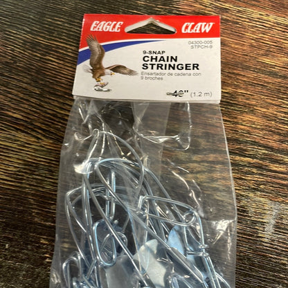 Eagle Claw Chain Stringer - 9 Strap