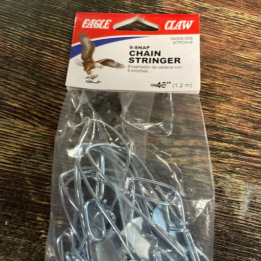 Eagle Claw Chain Stringer - 9 Strap