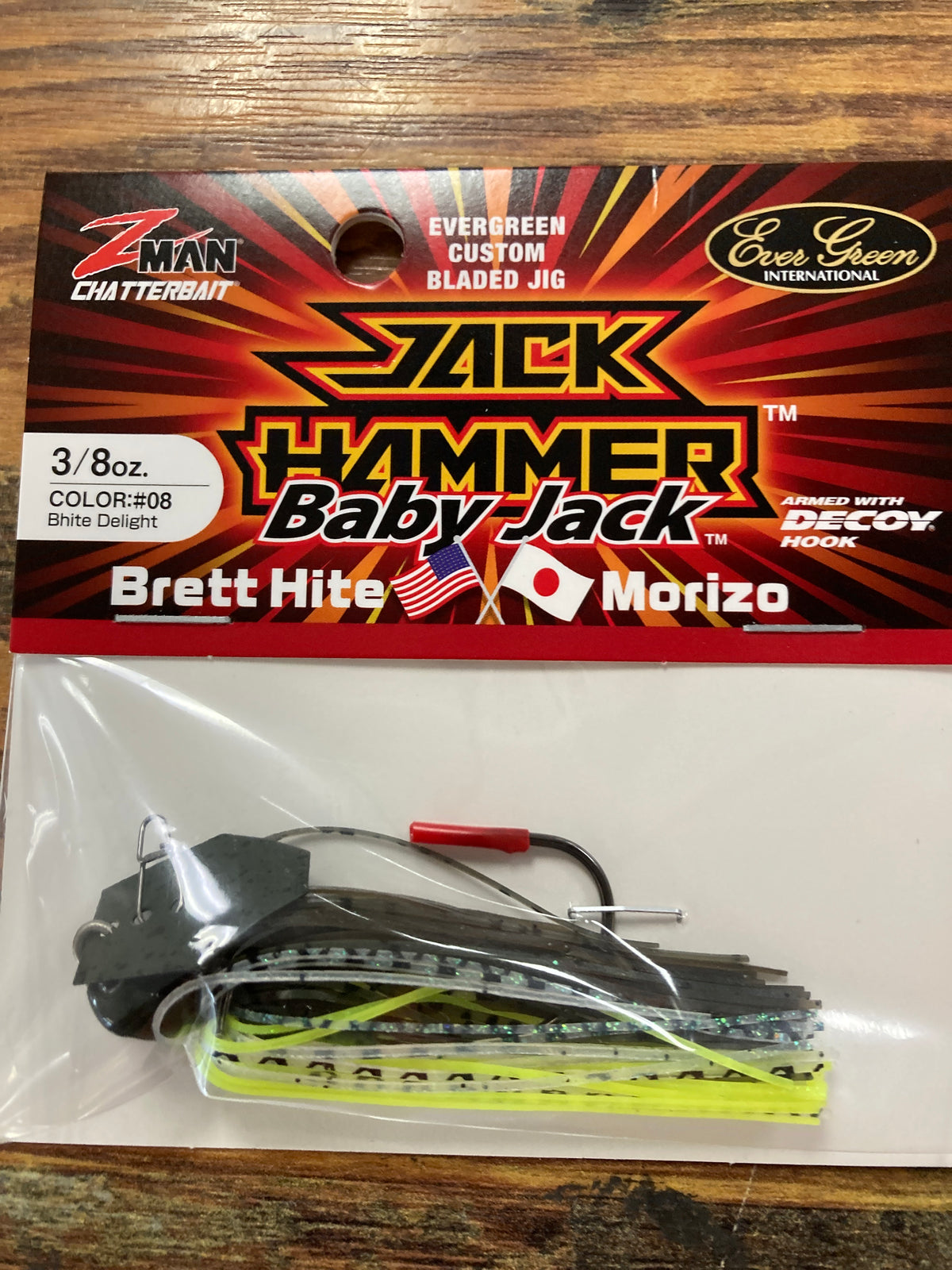 Z Man Baby Jackhammer 3/8 oz. Bhite Delight