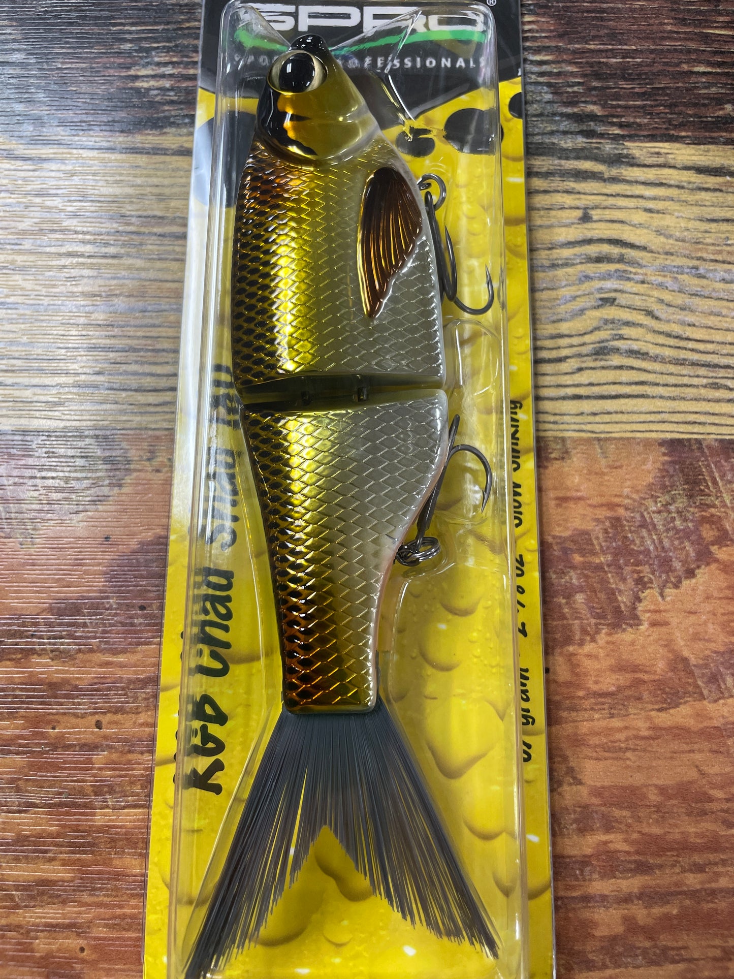 SPRO Chadshad Glide Bait 2.4 oz. 188mm Golden Shiner