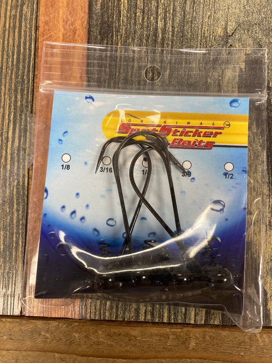 Spotsticker Standup Football Jig 1/4 oz. Black