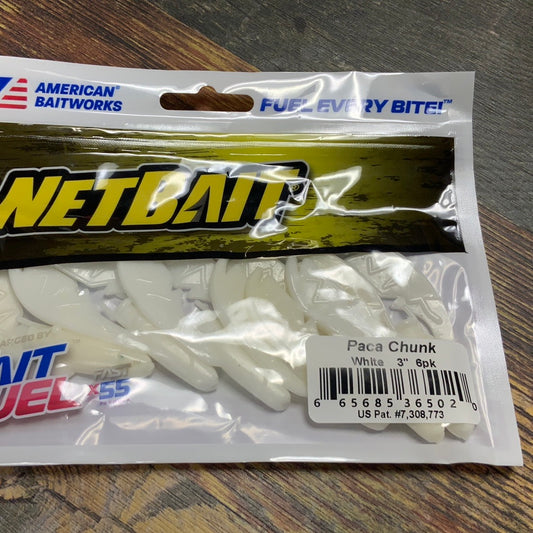 Net Bait Paca Chunk 3" White