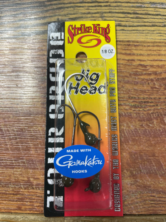 Strike King Jig Head 1/8 oz. Green Pumpkin