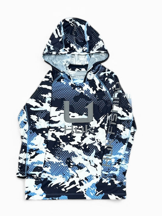 HUK Icon Printed Hoodie YXS Blues