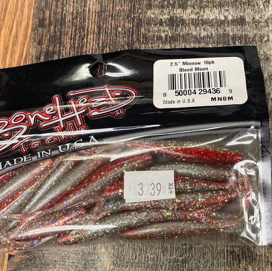 Bone Head Minnow 2.5" Blood Moon
