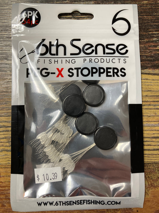 6th Sense Peg X Weight Stoppers - Clear
