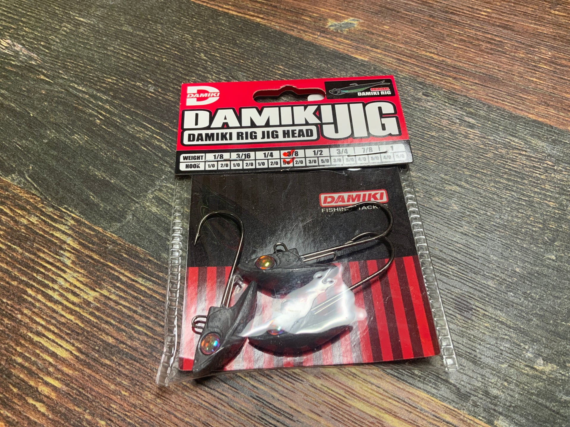 Damiki Rig Jig Head 3/8 1/0 Natural – Lake Fork Resort