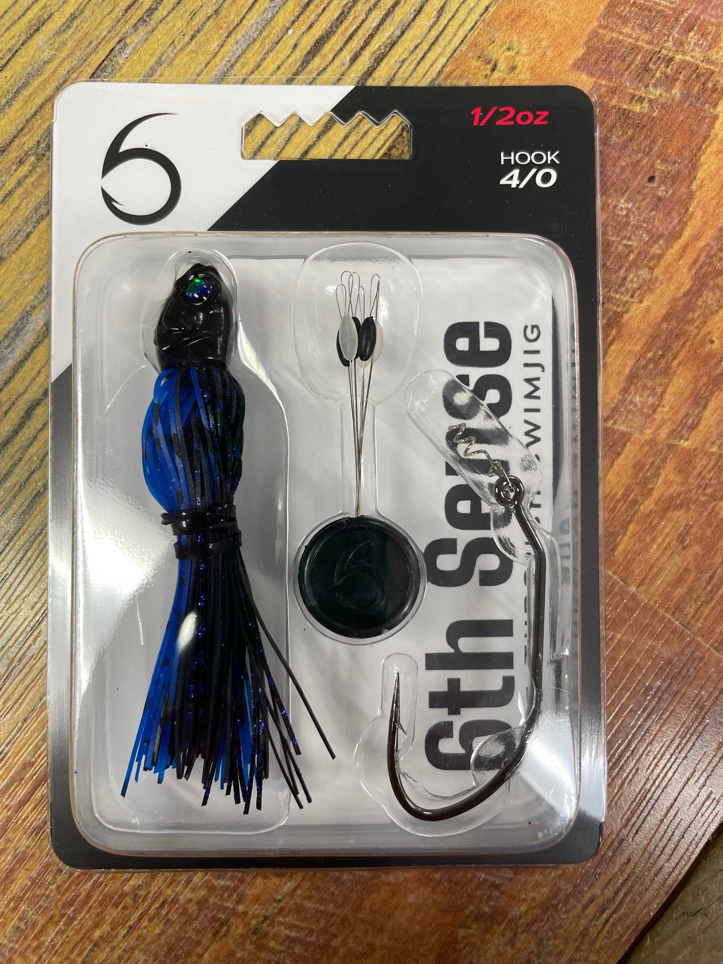 6th Sense Subway Swimjig 1/2 oz. 4/0 Black N Blue