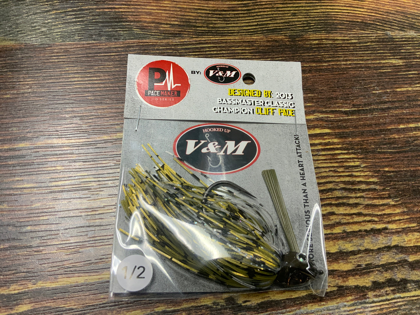 V&M Pulse Swim Jig 1/2 oz. Bar Fish