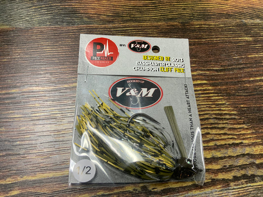 V&M Pulse Swim Jig 1/2 oz. Bar Fish