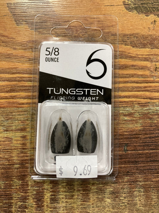 6th Sense Tungsten Flipping Weights 5/8 oz.