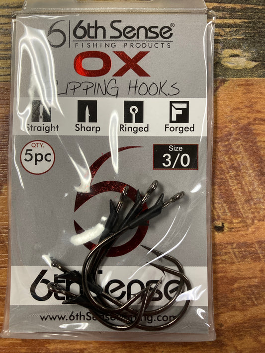 6th Sense OX Flipping Hooks 3/0