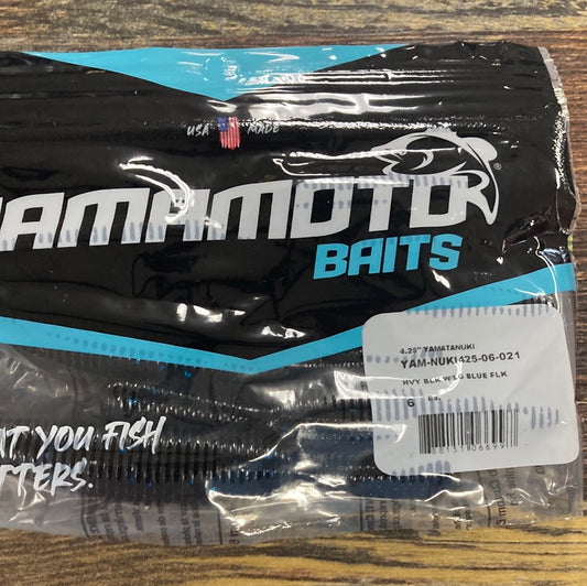 Yamamoto Yamatanuki 4.25" Black/Lg Blue Flk