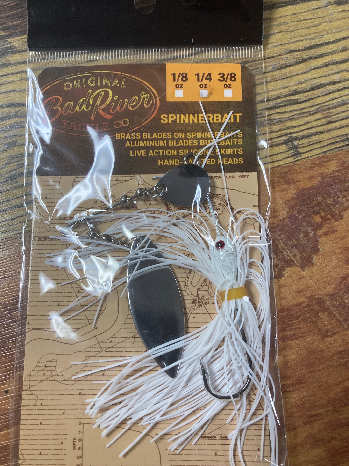 Bad River Spinner Bait 1/4 oz. White