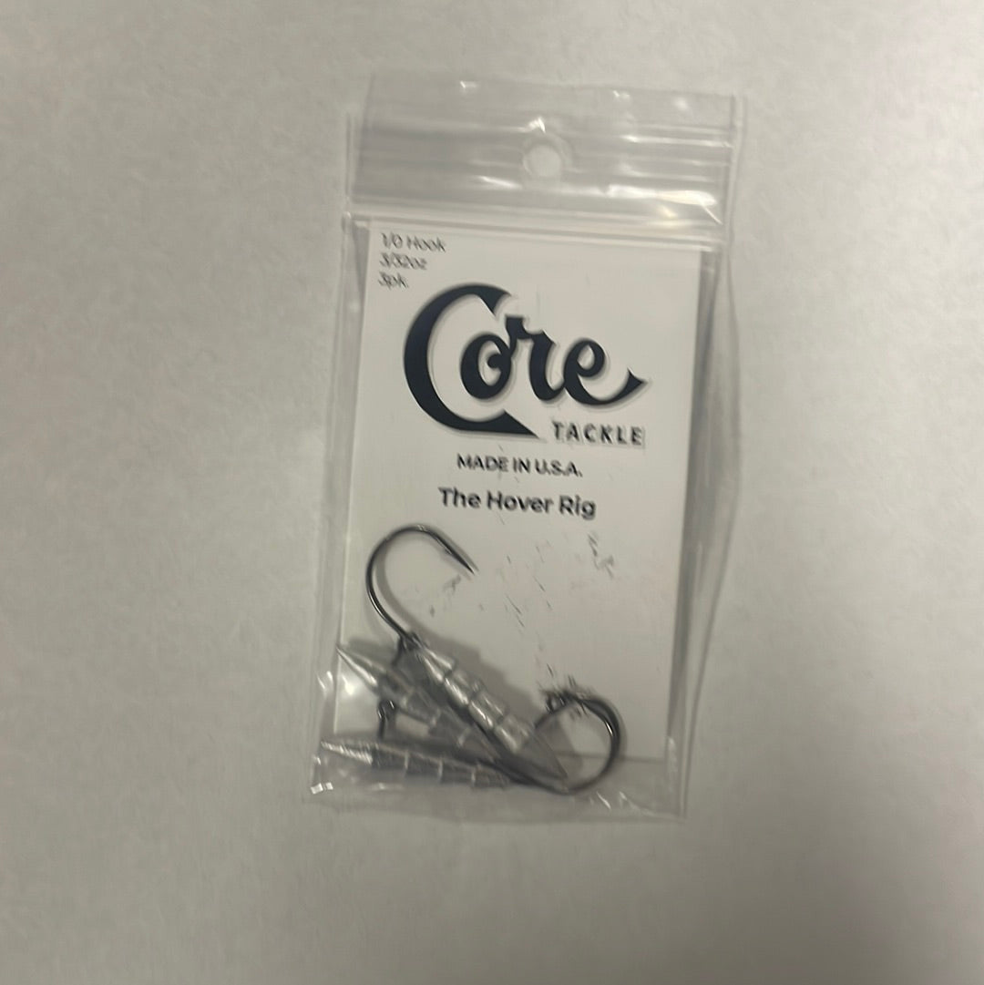 Core Tackle The Hover Rig 1/0 Hook 3/32 oz 3 pk