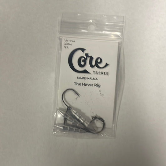 Core Tackle The Hover Rig 1/0 Hook 3/32 oz 3 pk