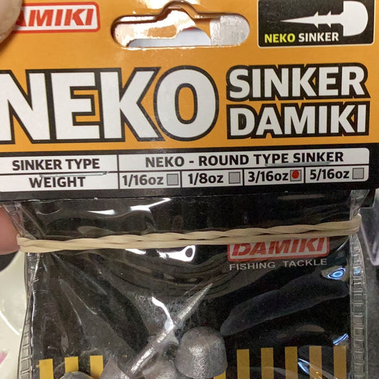 DAMIKI NEKO SINKER 3/16 7 PK