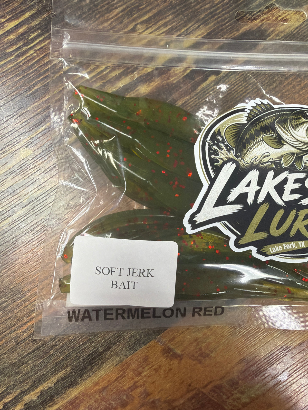Lakeside Lures Soft Jerk Bait- Watermelon Red
