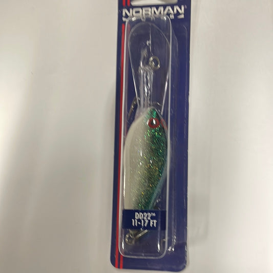 Norman Lures DD22 11-17’ White/Black/Green