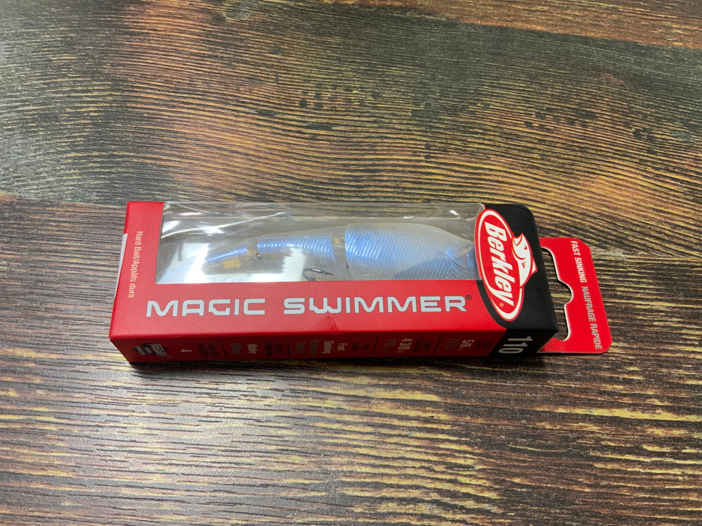 Berkley Magic Swimmer 4 3/8" 3/8 oz. Ghost White