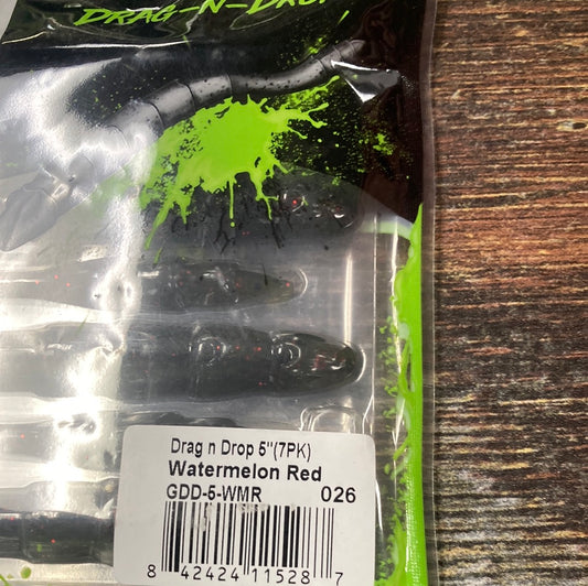 Googan Drag N Drop 5” Watermelon Red