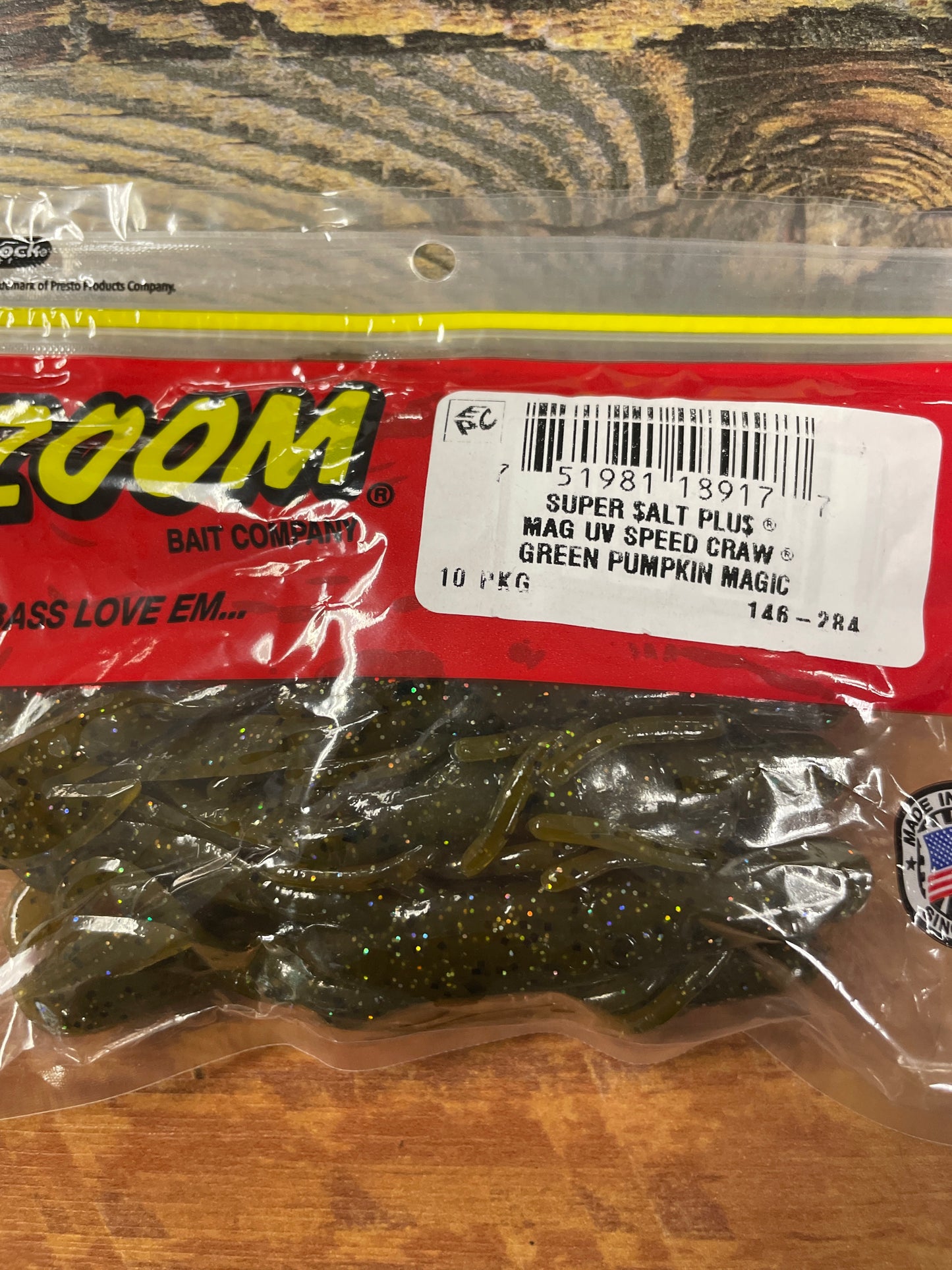 Zoom Mag UV Speed Craw - Green Pumpkin Magic