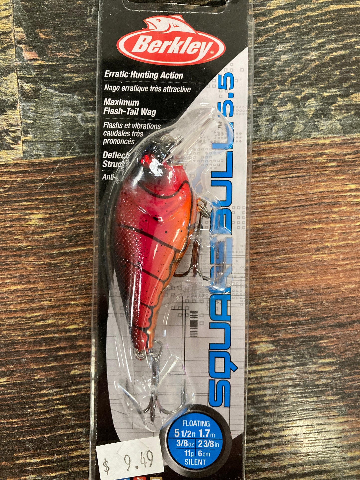 Berkley Squarebull 5.5 Special Red Craw