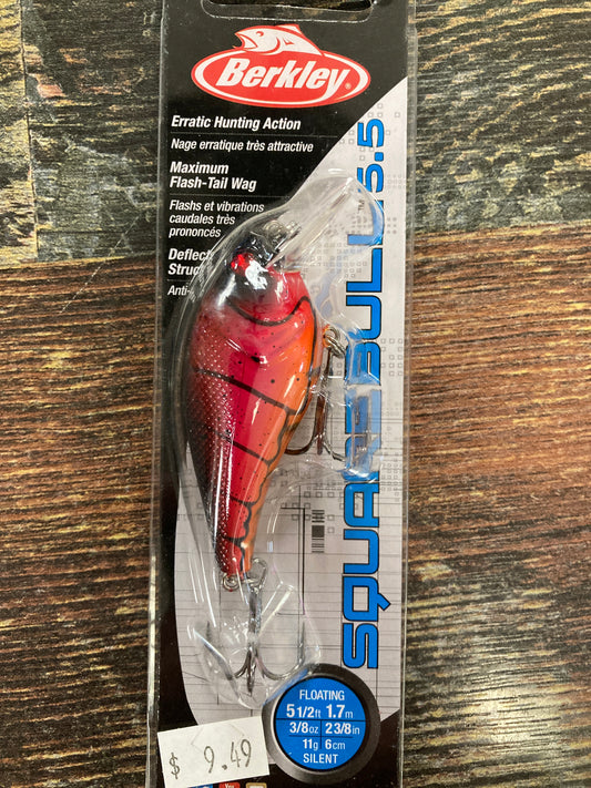 Berkley Squarebull 5.5 Special Red Craw
