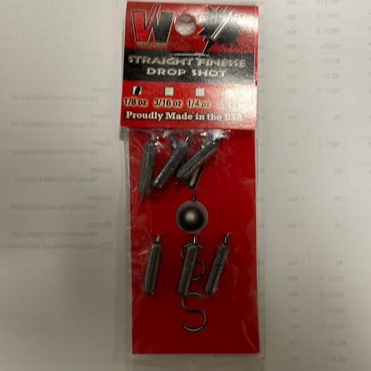 Voss Weights Straight Finesse Drop Shot 1/8 oz.