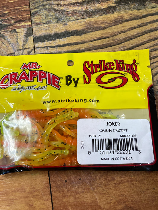 Mr Crappie Joker 2" Cajun Cricket