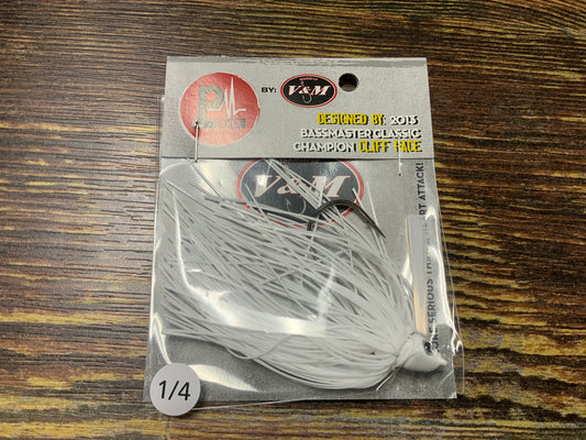 V&M Pulse Swim Jig 1/4 oz. White