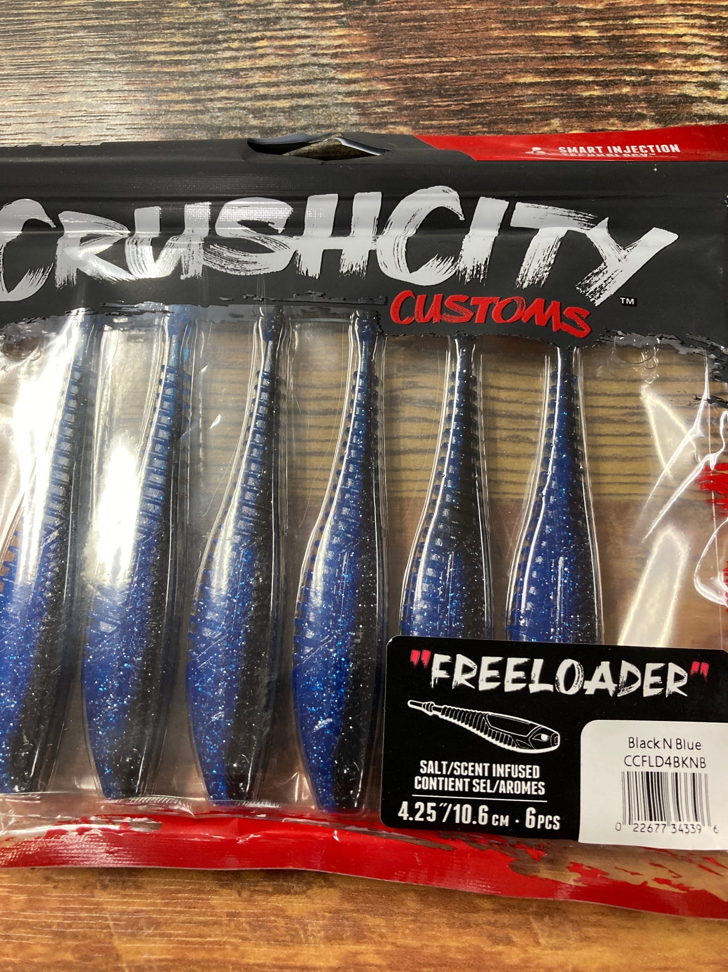 Rapala Crush City Freeloader 4.25" Black N Blue