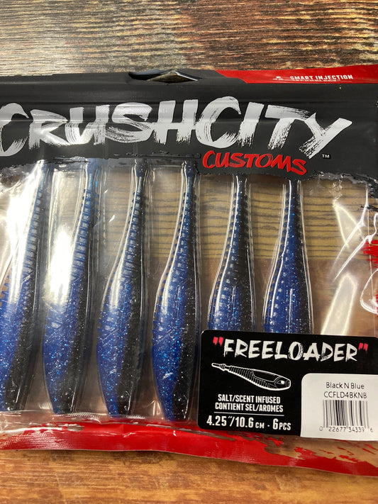 Rapala Crush City Freeloader 4.25" Black N Blue