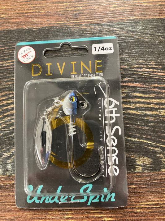 6th Sense Divine Under Spin 1/4 oz. Baby Shad