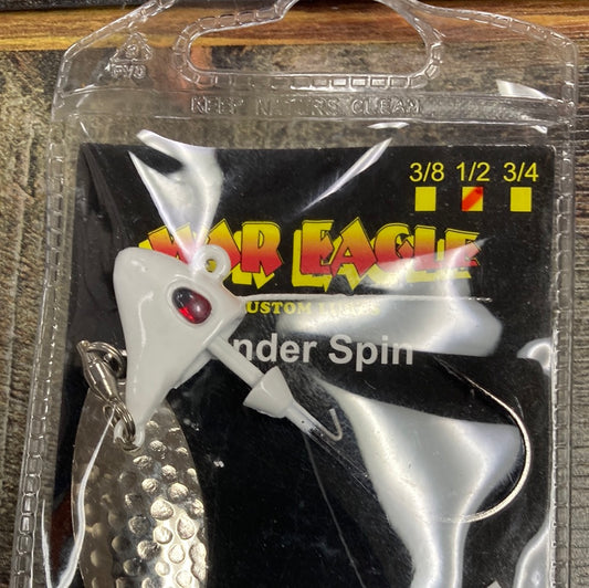 War Eagle Under Spin 1/2 oz Pearl White