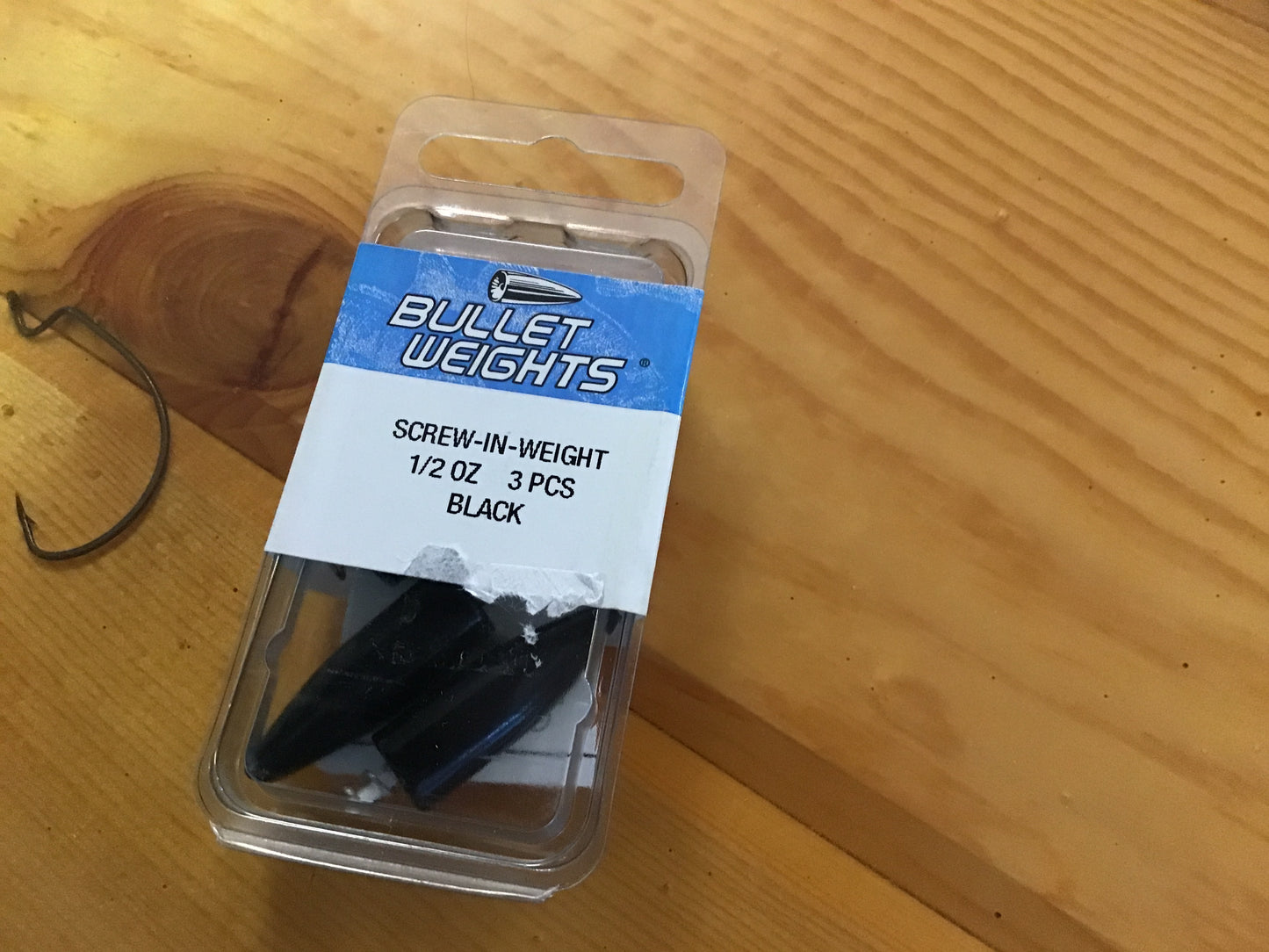 Bullet Weights Screw In 1/2 oz. Black
