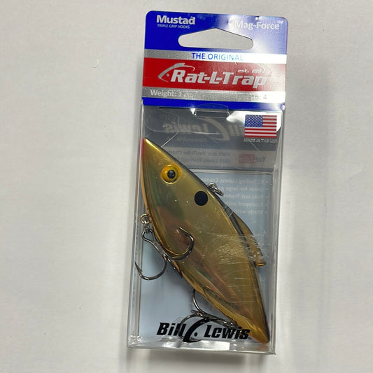 Mustard Rat-L-Trap. Mag-Force 1 oz. Gold/Black Back