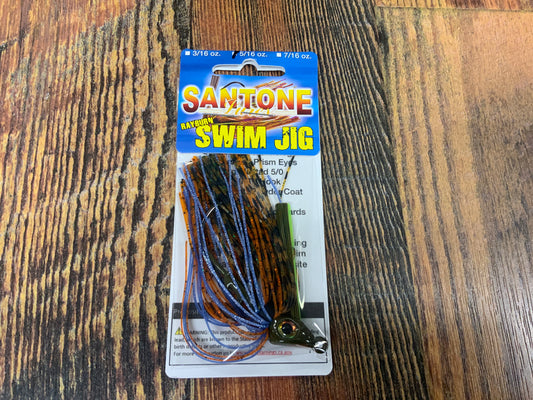 Santone Rayburn Swim Jig 5/16 oz. Pakes Perch