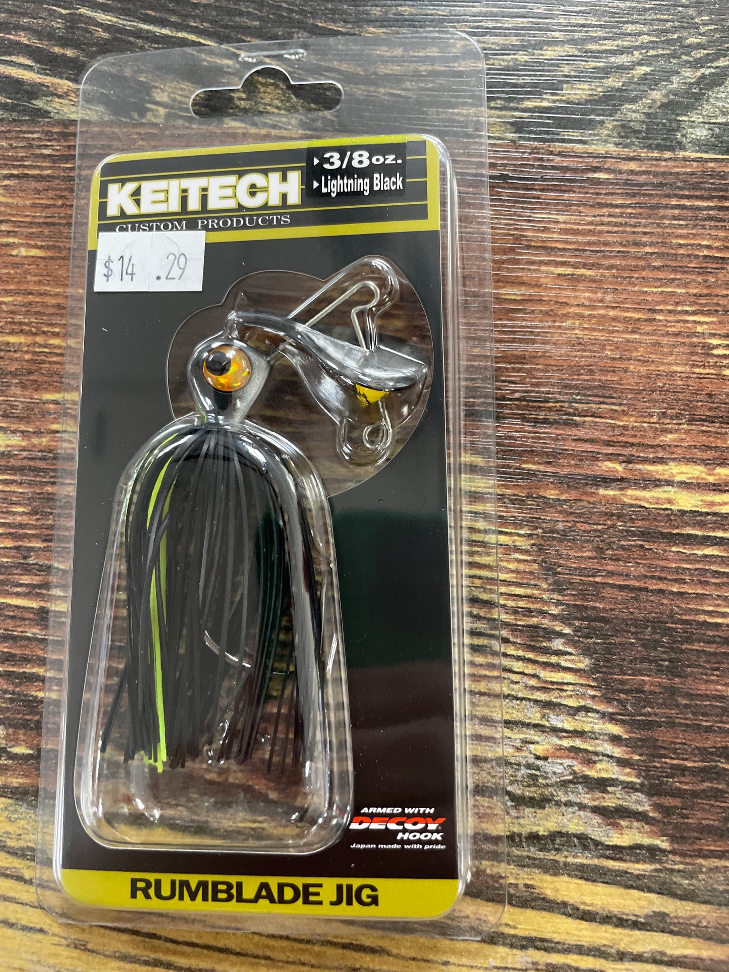 Keitech Rumblade Jig3/8 oz. Lightening Black