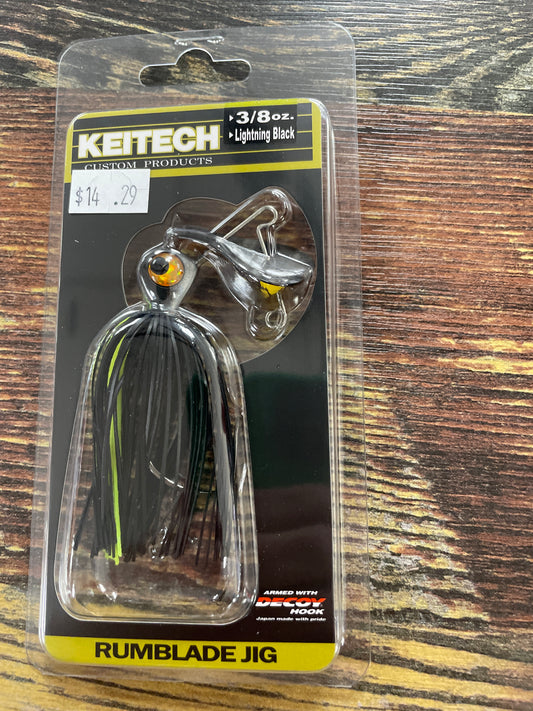 Keitech Rumblade Jig3/8 oz. Lightening Black