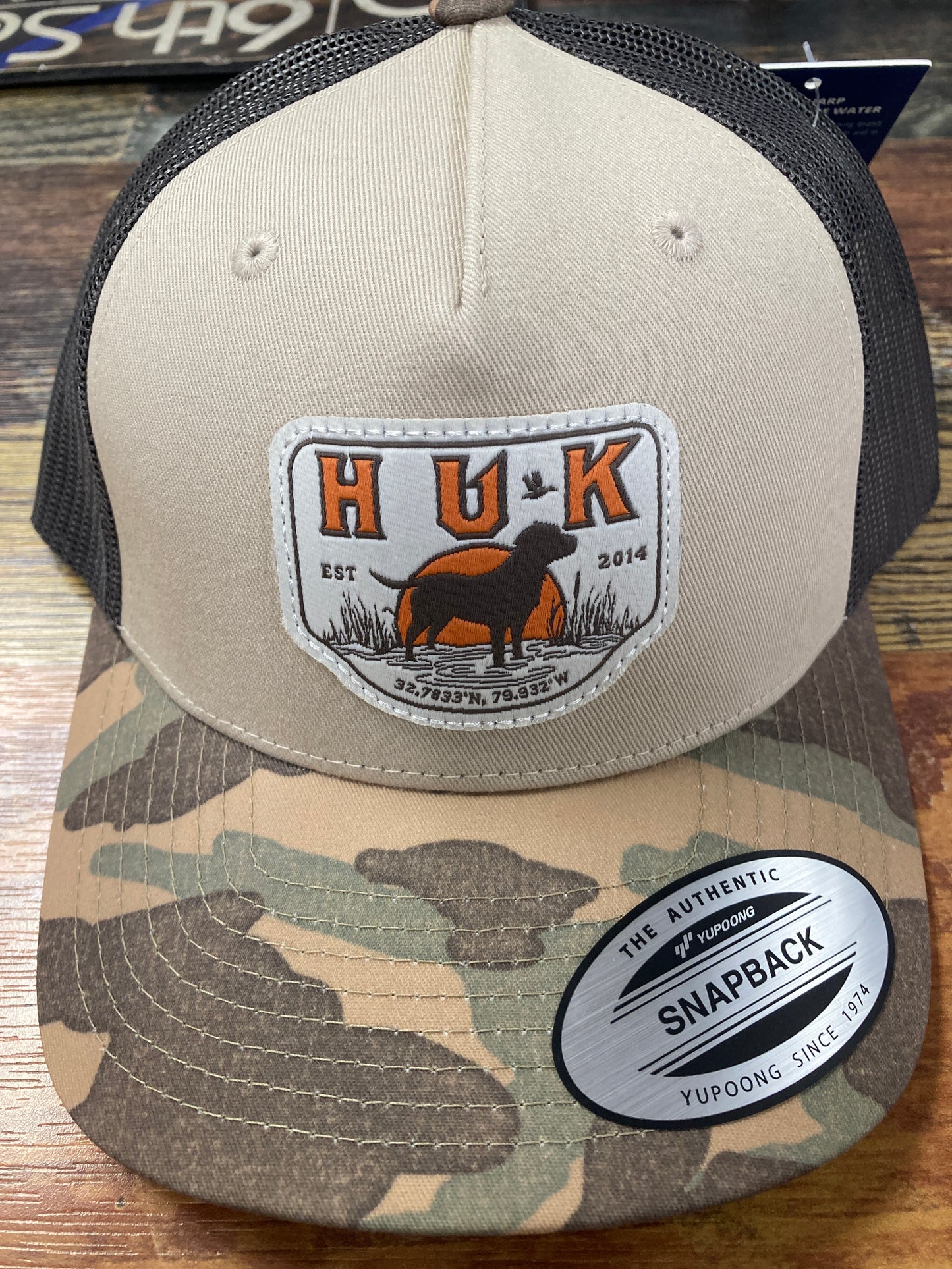 HUK Hat - “Kids” Lab Patch - Camo