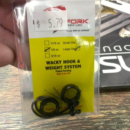 Lake Fork Wacky Hook & Weight System 1/8 oz.