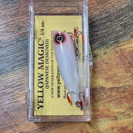 Yellow Magic 1/4 oz. White Shad Ym