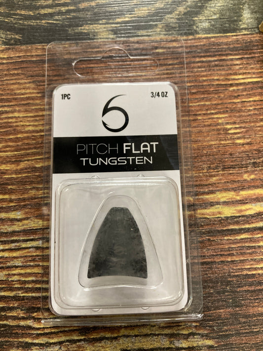 6th Sense Pitch Flat Tungsten 3/4 oz. Black