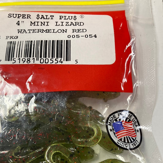 Zoom 4” Mini Lizard - Watermelon Red