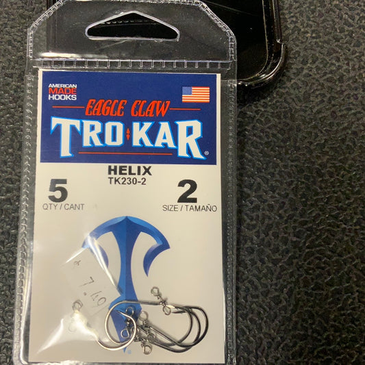 Eagle Claw Tro Kar Helix - Sz 2