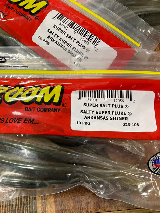 Zoom Super Fluke - Arkansas Shiner